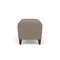 Lesro Siena Lounge Reception Loveseat Bench, Walnut, MD Farro Upholstery SN6001 - alternate 2